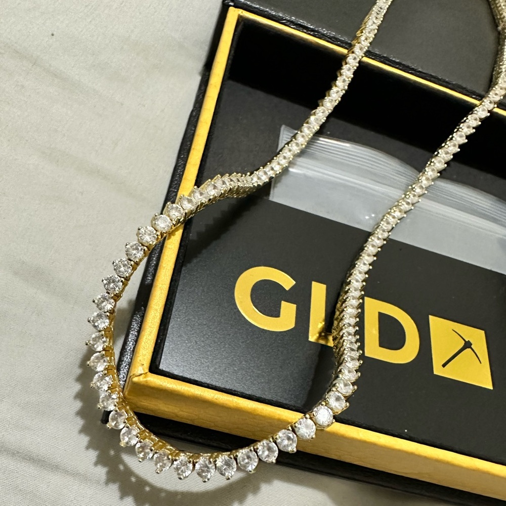 GLD shop 20inch diamond tennis necklace